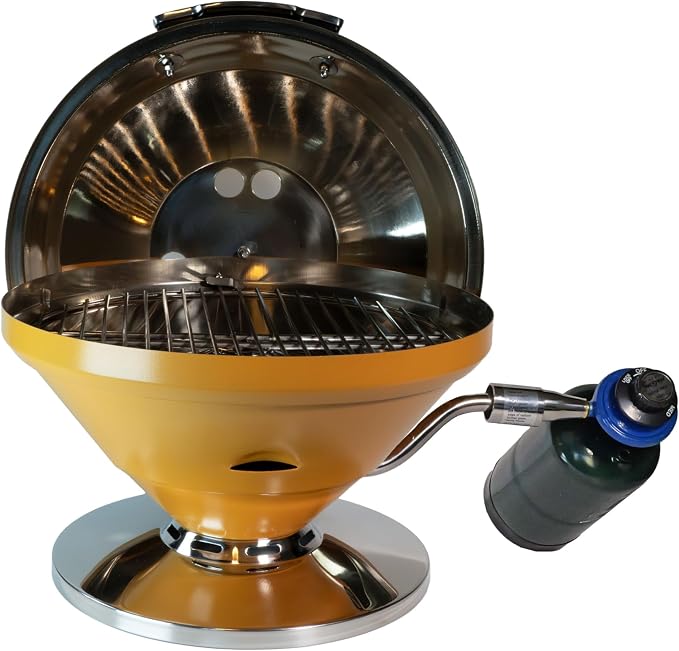Magma C10-105-MUS Mustard Beach Fire Gas Grill | Portable Gas BBQ | Compact - Image 2
