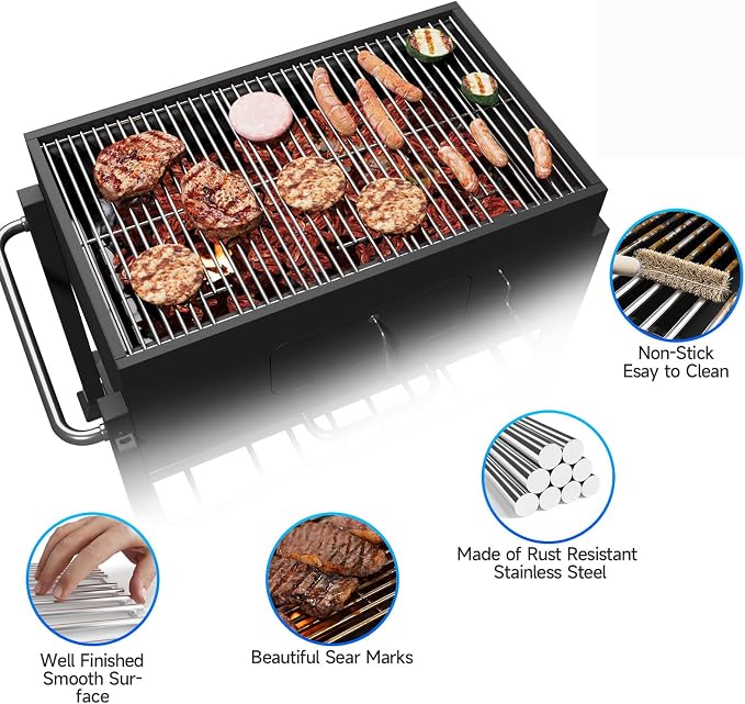 3Pack Stainless Steel Cooking Grates - Image 4