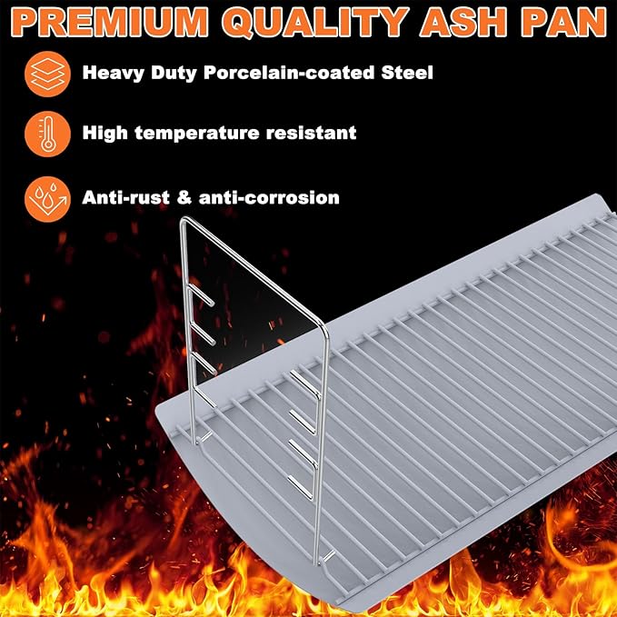 LS'BABQ 20" Ash Pan Charcoal Grill Replacement Parts - Image 6