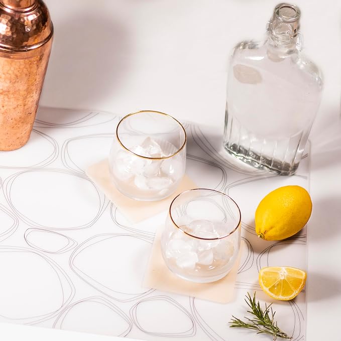 modern-twist 14 x 16 Silicone Placemat, PVC-Free Table Mat, Dishwasher Safe - Image 3