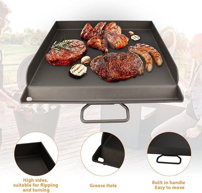 Uniflasy Fry Griddle for Camp Chef Stove, Professional Griddle Flat Top Plate - Image 3