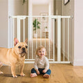 29.5-40.6" Baby Gate for Stairs, Pressure Mounted Dog Gate Indoor, Auto Close by Mutak