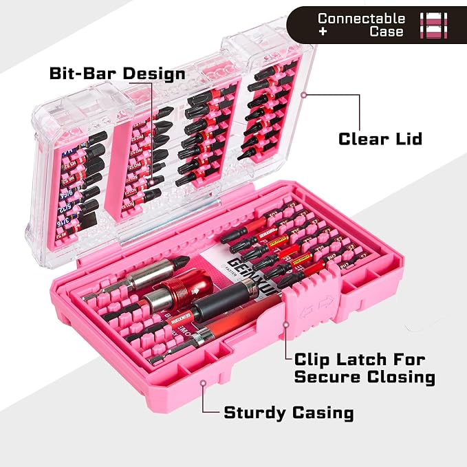 40Pieces Impact Screwdriver Bits Set, Magnetic S2 Steel - Image 3