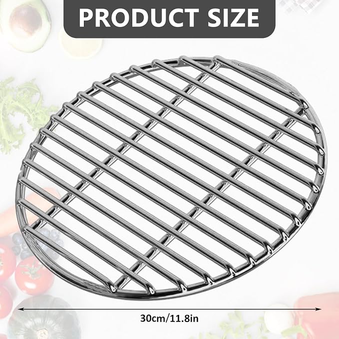 Grill Grates Replacement 13 Inch Heat-Resistant Stainless Steel Round Grill - Image 6