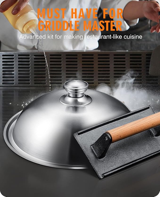 homenote Griddle Accessories for Blackstone, Commercial Grade 12 Inch Heavy - Image 5