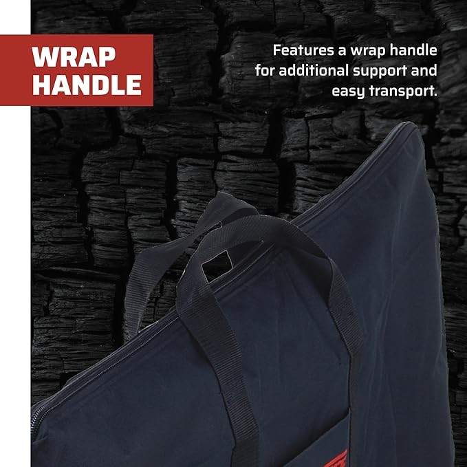 Griddle Carry Bag, Black Dura-Weave Polyester, 31 x 20 Inch