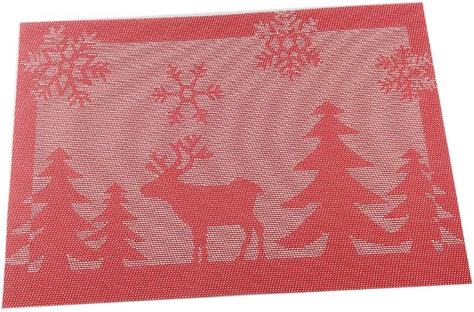 Gugrida Christmas Holiday Placemat 12”x18”, Christmas Table Decor, Holiday - Image 3