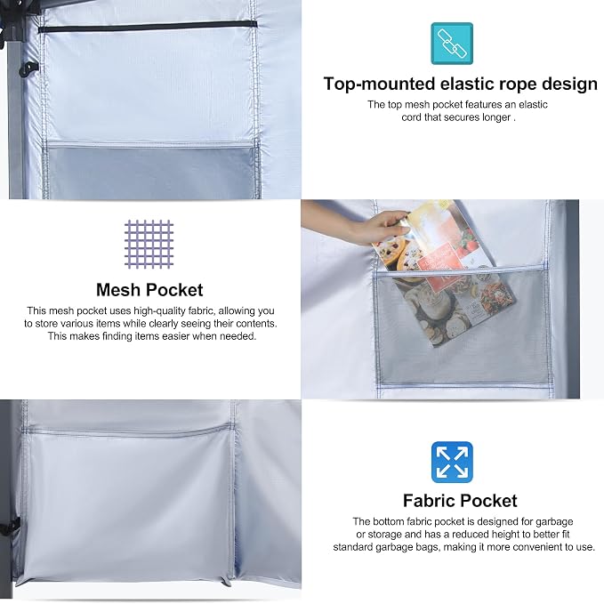 ABCCANOPY Pop Up Canopy with Sidewall, 10x10 Outdoor Canopy Tent with Storage - Image 2