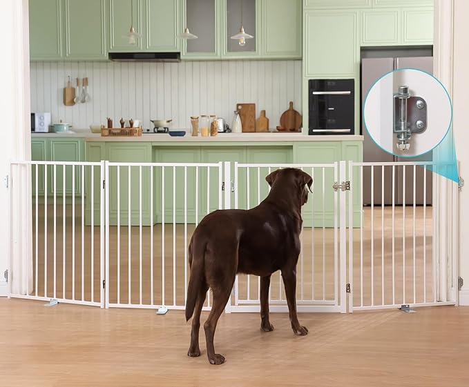 No Pawblems Free Standing Dog Gate by NoPawblems