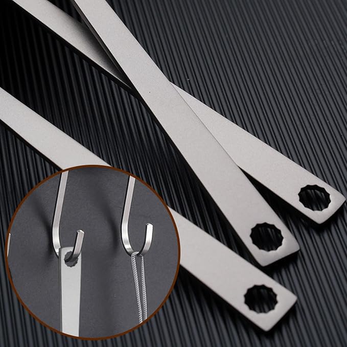 Portable Camping Cutlery Set Outdoor Metal Tableware Fork Spoon Chopstick - Image 6