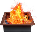 36 inch Square Fire Pit Ring, Heavy Duty Firepit Ring, DIY Campfire Insert by OutVue-EmbracetheGreatOutdoors