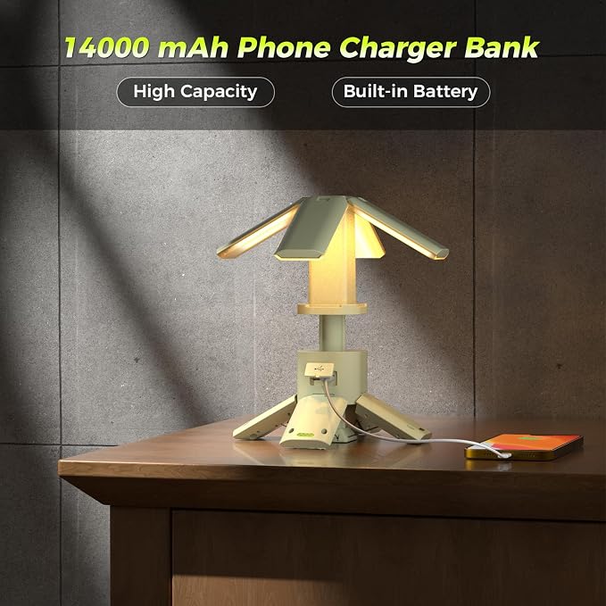 Telescopic Camping Lights Rechargeable 14000 mAh Led Multifunction Magnetic - Image 4