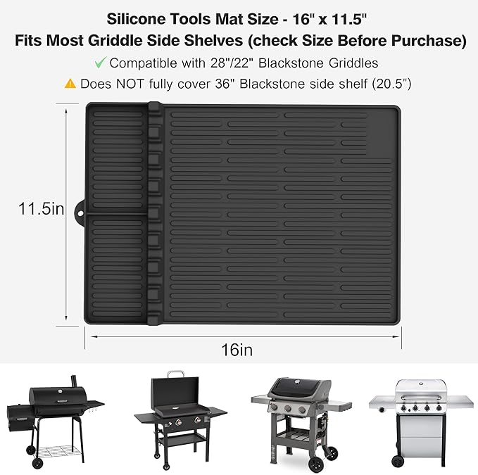 Silicone Griddle Tools Mat for Blackstone - Image 4