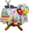 Maison d' Hermine Table Cloth Round Table 100% Cotton 69 Inches Tablecloth by MaisondHermine
