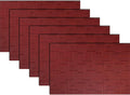 PIGCHCY Placemats, Washable Durable Woven Vinyl Placemats by PIGCHCY