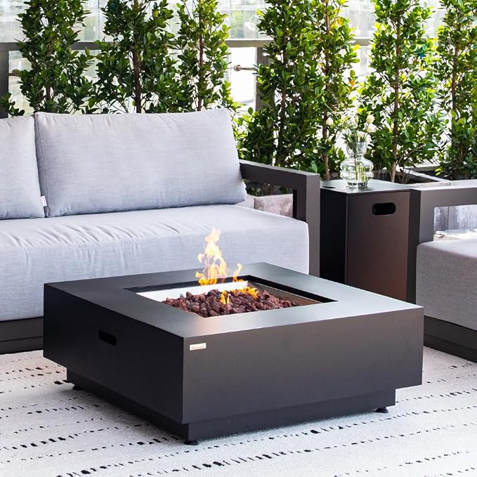 Ashton 36” Propane Fire Pit Smokeless Firepit Outdoor Gas Fire Pit - Image 6