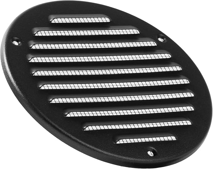 Vent Systems 5 Inch Black Metal Soffit Vent Cover - Image 7