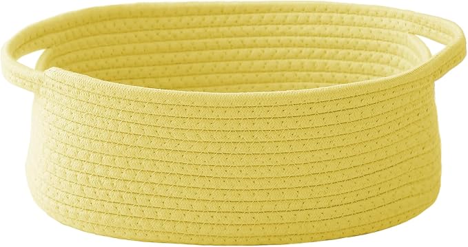 Woven Basket, Small Rope Storage Bin by JMvicyroam