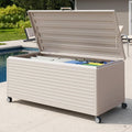MIRADOR 281 Gallon Outdoor Storage Box Waterproof, Metal Deck Box by Mirador