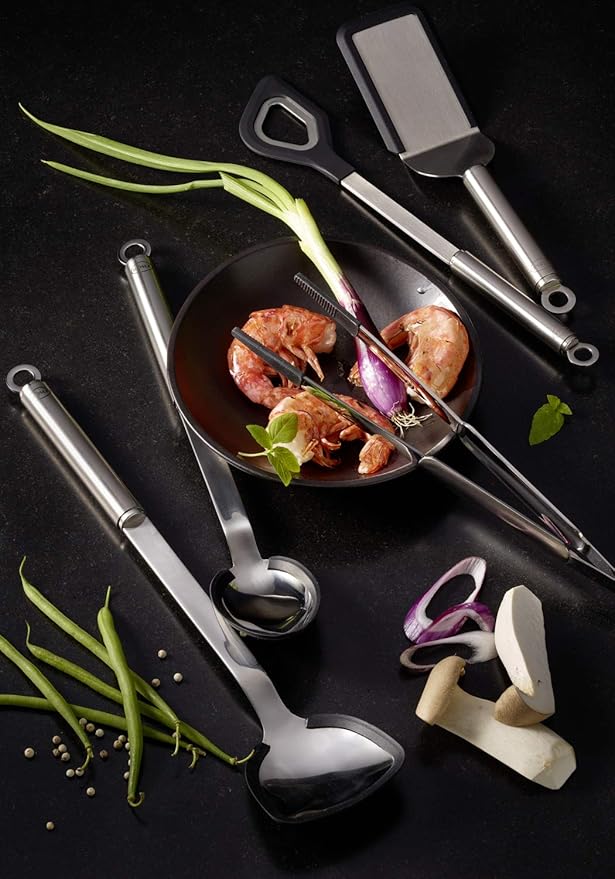 Tongs with Silicone Tips, Stainless Steel, 12.6-Inch