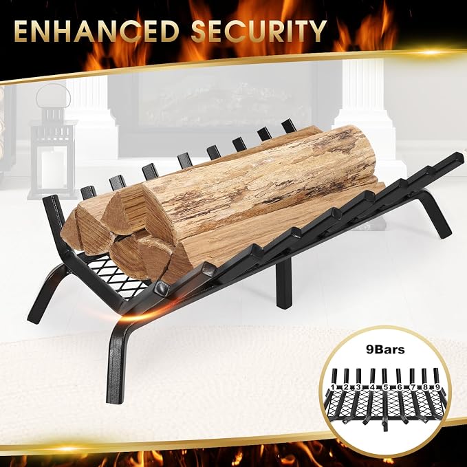 G GOOD GAIN Fireplace Grate - Image 3