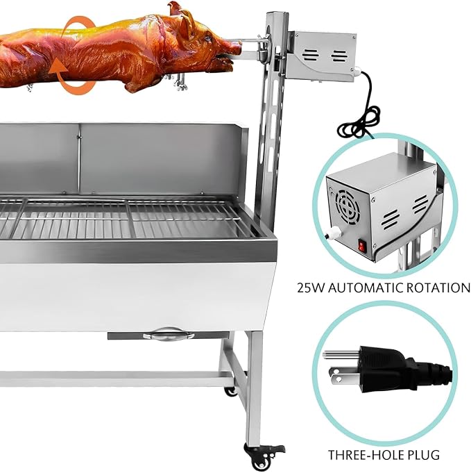 Electric Rotisserie Grill Kit - Image 5
