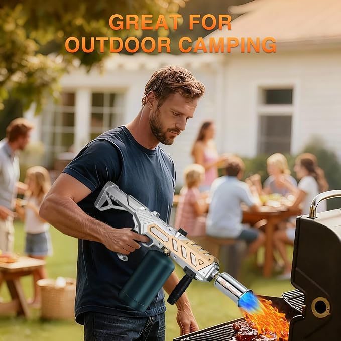 Powerful Propane Torch Gun, Kitchen Grill Torch - Image 2