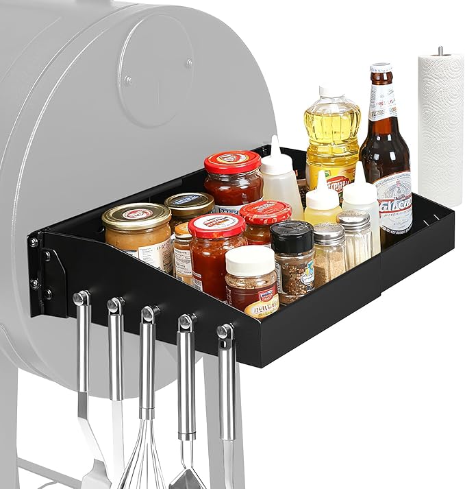 GRISUN Adjustable Grill Side Shelf by Grisun