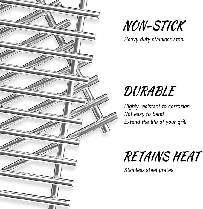 17" Stainless Steel Grill Grates - Image 3