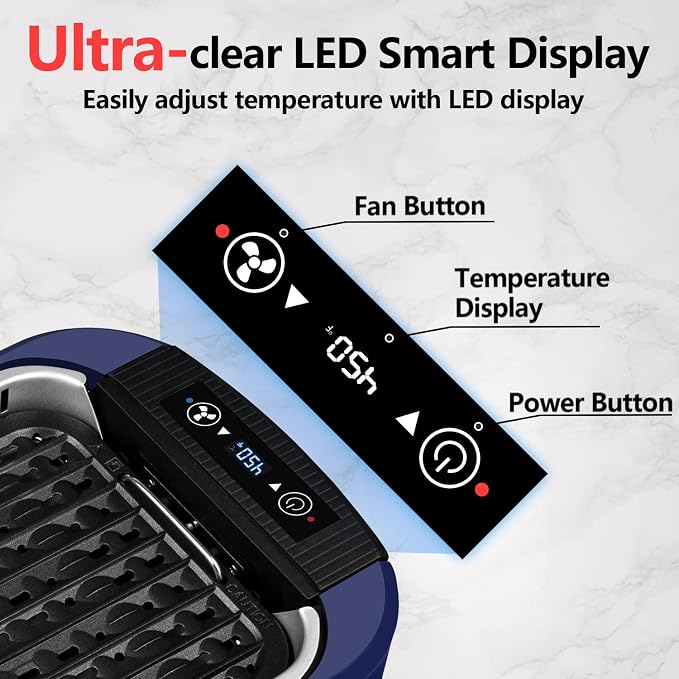CUSIMAX Smokeless Grill, 1500W Electric Indoor Grill - Image 3