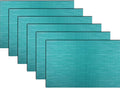 PIGCHCY Placemats, Washable Durable Vinyl Woven Table Mats, Elegant Heat by PIGCHCY