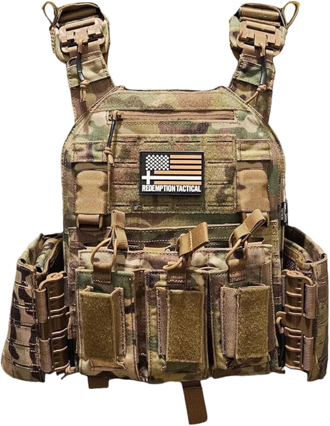 Redemption Crusader 2.0 Molle Quick Release Buckles Airsoft Vest by RedemptionTactical