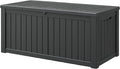 NUNU LAB Outdoor Storage Box 150 Gallon, Resin Large Sturdy Deck Box, Backyard by NUNULAB