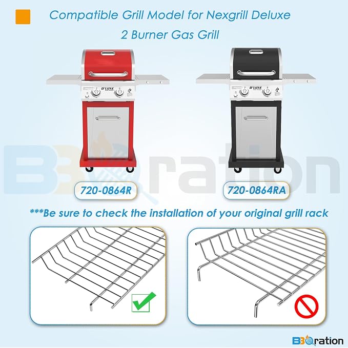 Warming Rack for Nexgrill Grill Parts 720-0864R 720-0864RA, Grill Top Rack for - Image 2