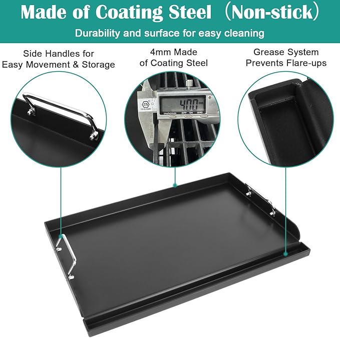 17"x13” Nonstick Coating Griddle - Image 3
