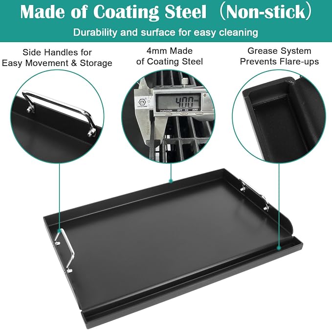 25"x16" Nonstick Coating Griddle - Image 3