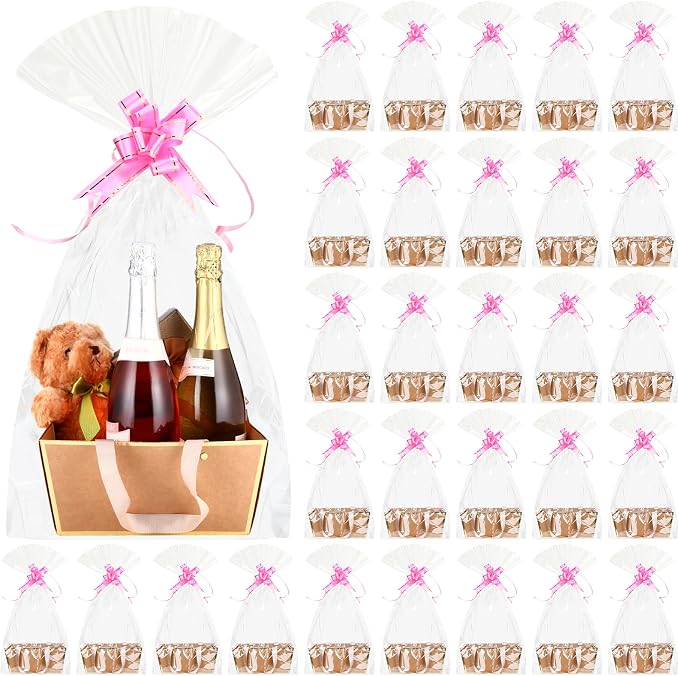 Tuanse 30 Pcs Basket for Gift Empty DIY Bulk Gift Basket Kit by Tuanse