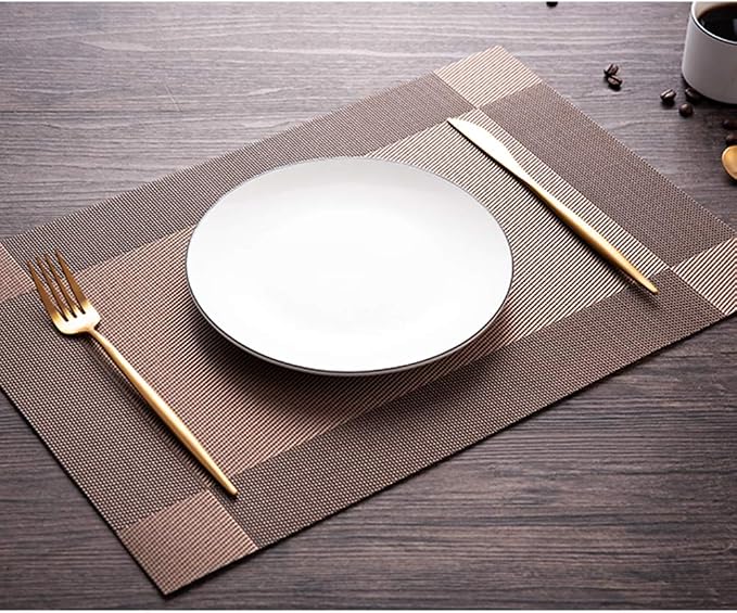 PIGCHCY Place Mats Heat-Resistant Non Slip Placemats Easy Wipe Clean Table Mats - Image 7