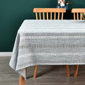 Heavy Duty Cotton Tablecloth for Rectangle Table, Rectangular Farmhouse Vintage by Yofori
