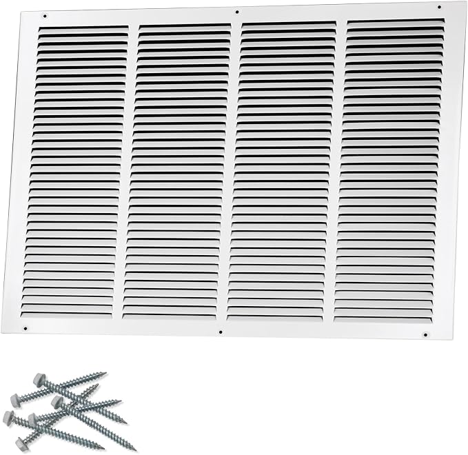 24"W x 18"H Steel Return Air Grille, Air Return Vent Cover by Howeall