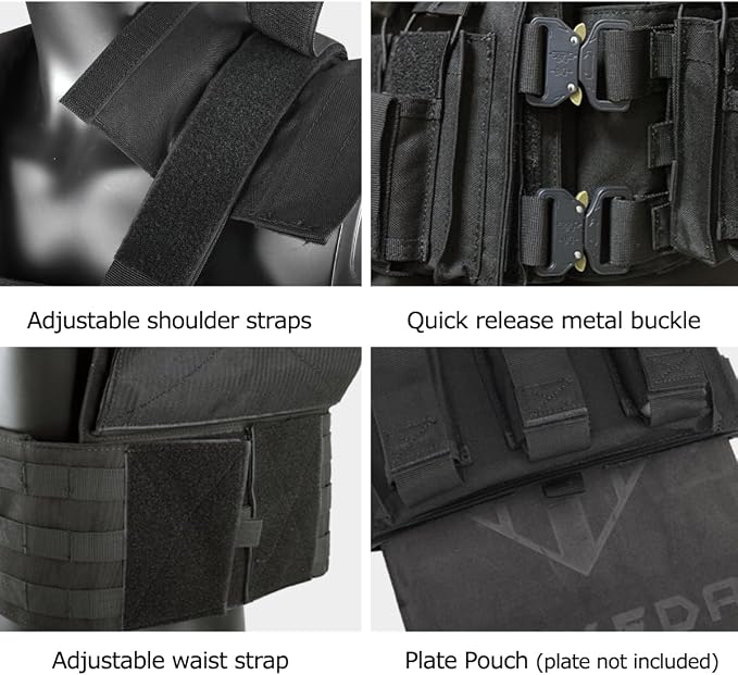 BOMTURN Great Tactical Outdoor Vest - Image 6