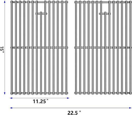 15 Inch Grill Cooking Grates Replacement - Image 2