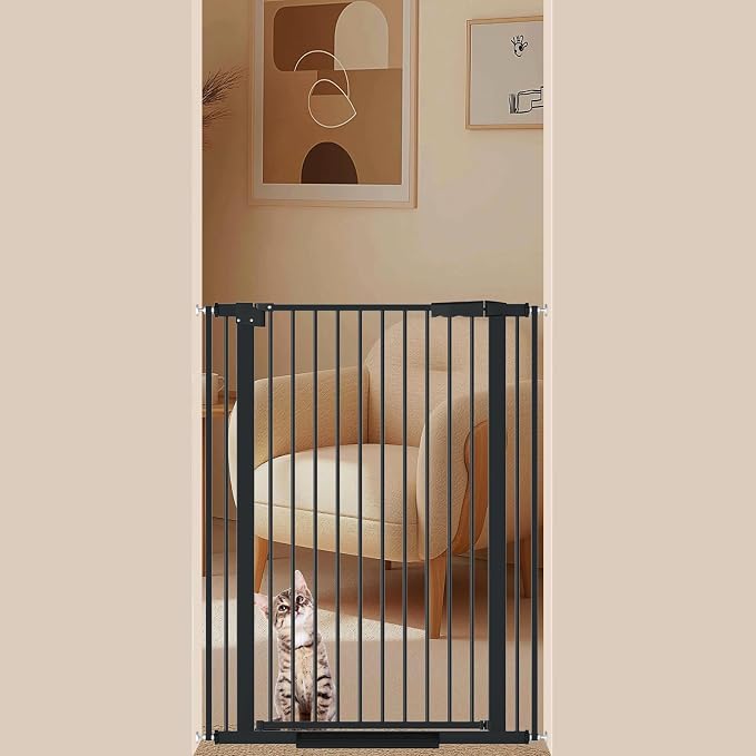 40.55" Tall 1.37" Ultra Narrow Spacing Dogs Pets Baby Gate by AiWMGL