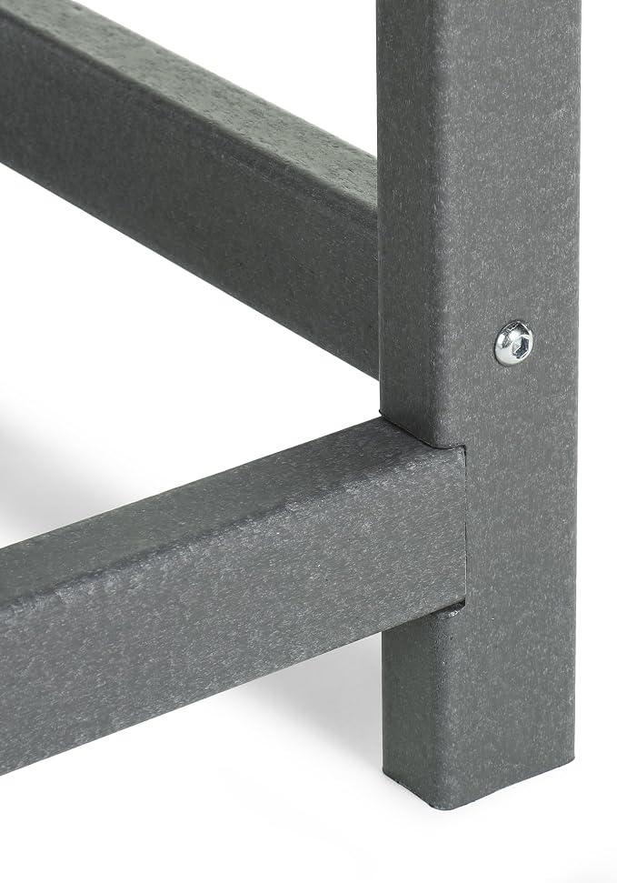 Costaelm Kids Outdoor Side Table, Small Patio HDPE Adirondack Square Table - Image 8