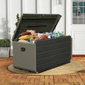 Domi 160 Gallon Outdoor Storage Box – Waterproof, UV-Resistant Deck Box by domioutdoorliving