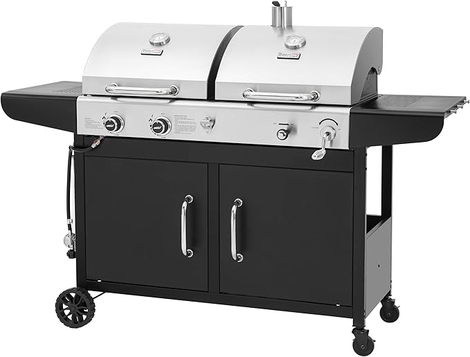 Royal Gourmet ZH3002N Propane Gas and Charcoal Grill Combo, Dual Fuel BBQ Grill by RoyalGourmetCorp