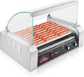 Olde Midway Electric 24 Hot Dog 9 Roller Grill Cooker Machine by OldeMidway