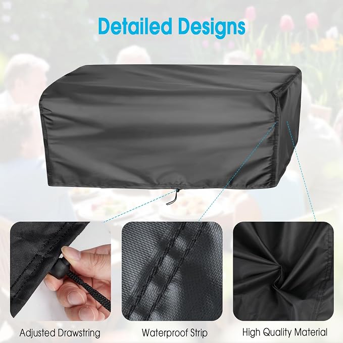 Grill Cover for Royal Gourmet GT2005 2-Burner Portable Propane Gas Grill - Image 3