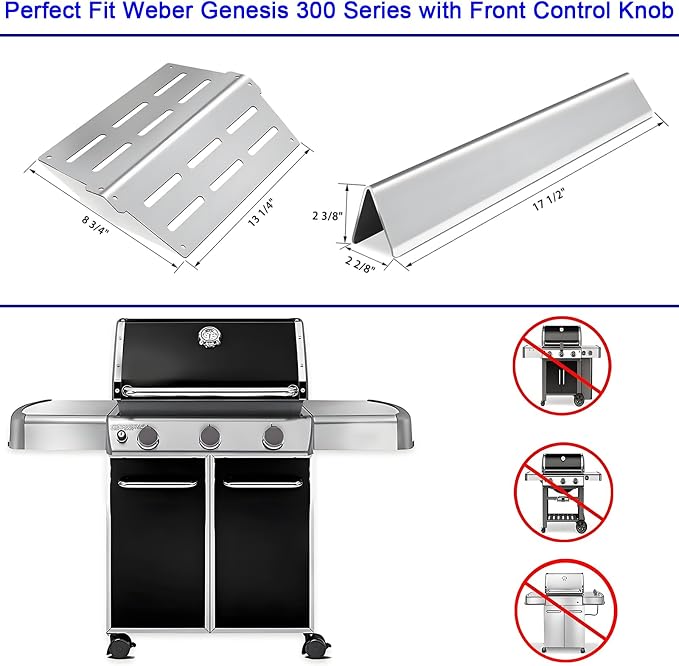 Genesis Grill Parts for Weber 300 Weber 310 Weber 330 Genesis E330 E310 S310 - Image 2