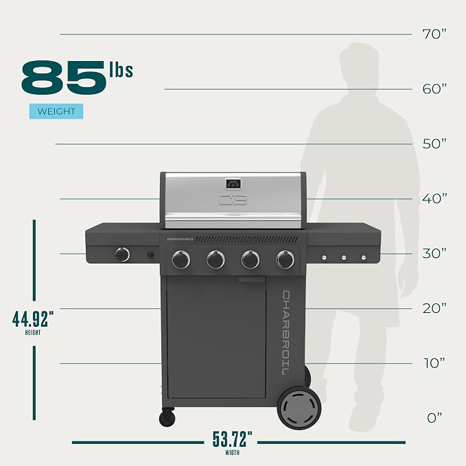 Charbroil Performance Series 4-Burner Gas Grill Cabinet - Image 8